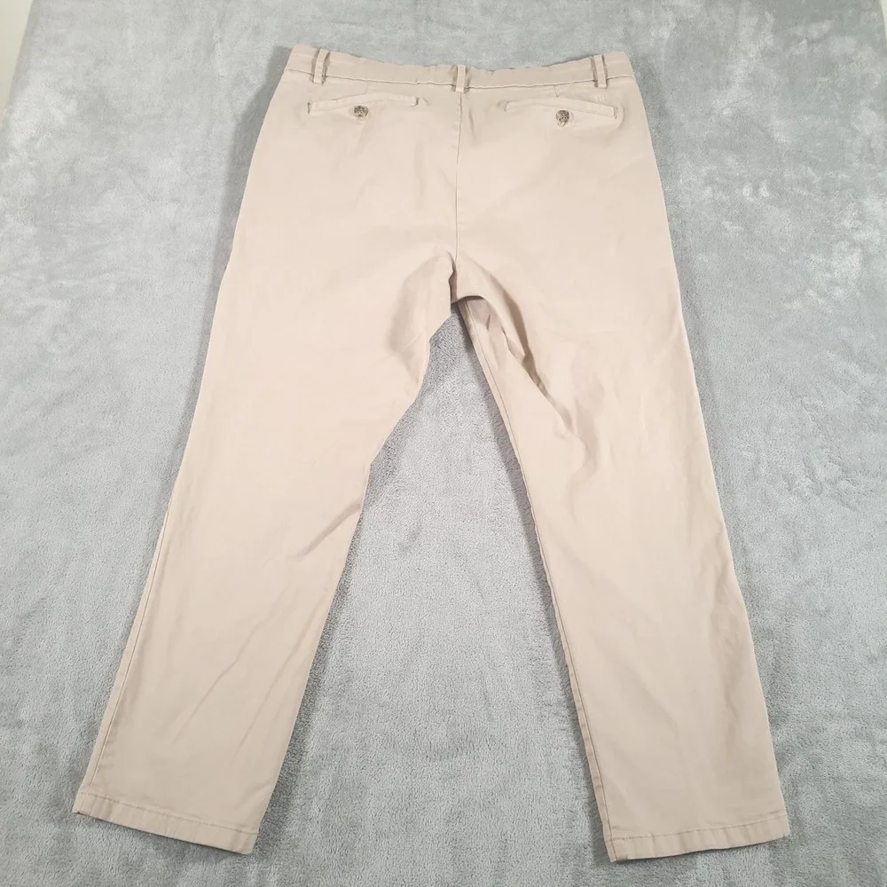 Banana Republic Chino Pants Mens 38x29 Khaki Stretch Trousers Business Casual